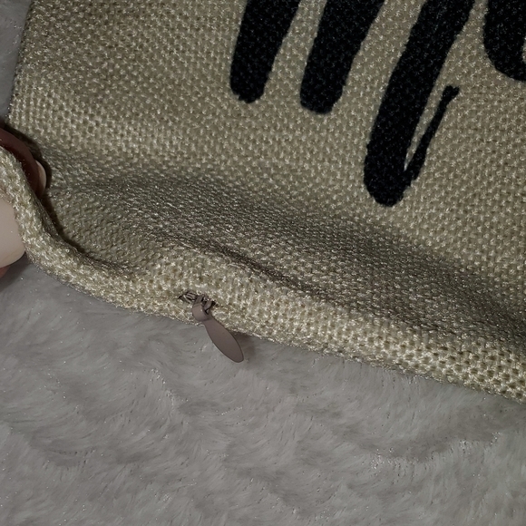 Merry Christmas throw accent pillow cover with red and green plaid trees NEW - Picture 2 of 7